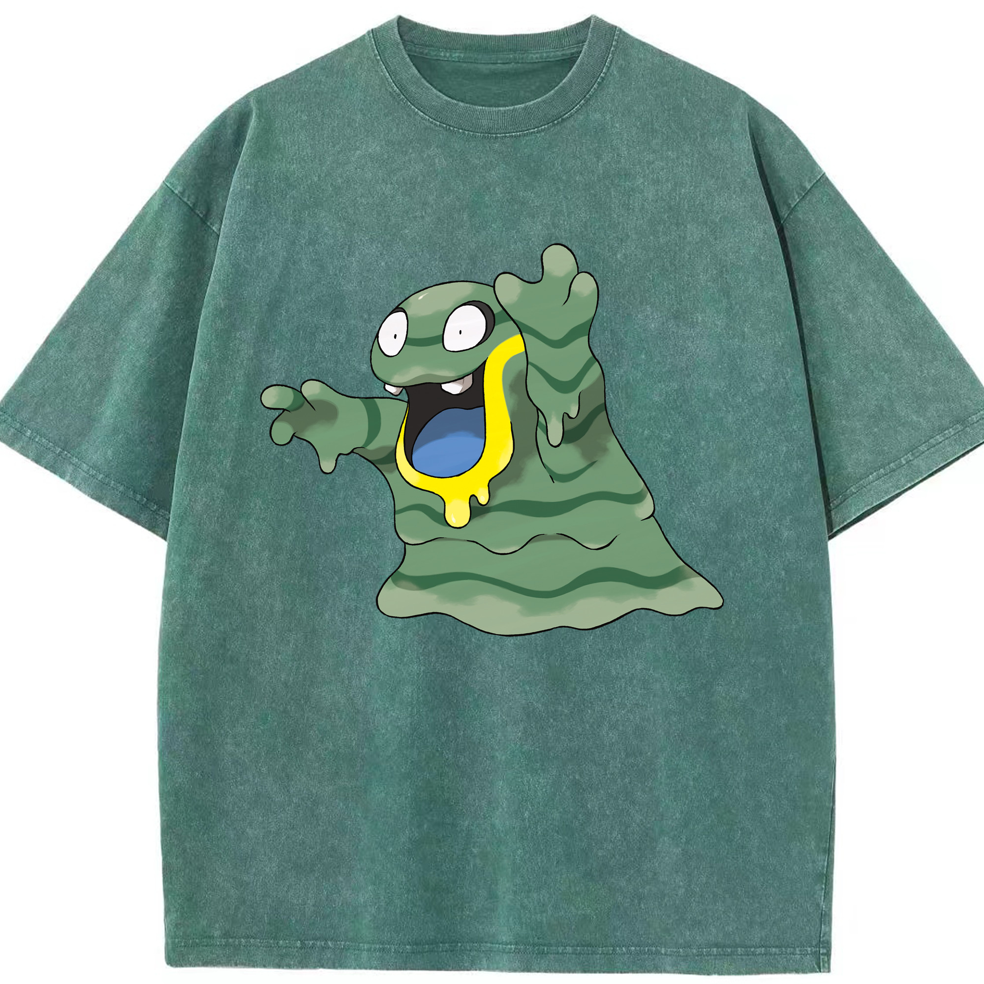 （画像用） ポケットモンスター Pokémon 綿100% ヴィンテージ風 半袖Tシャツ（フロントプリント）